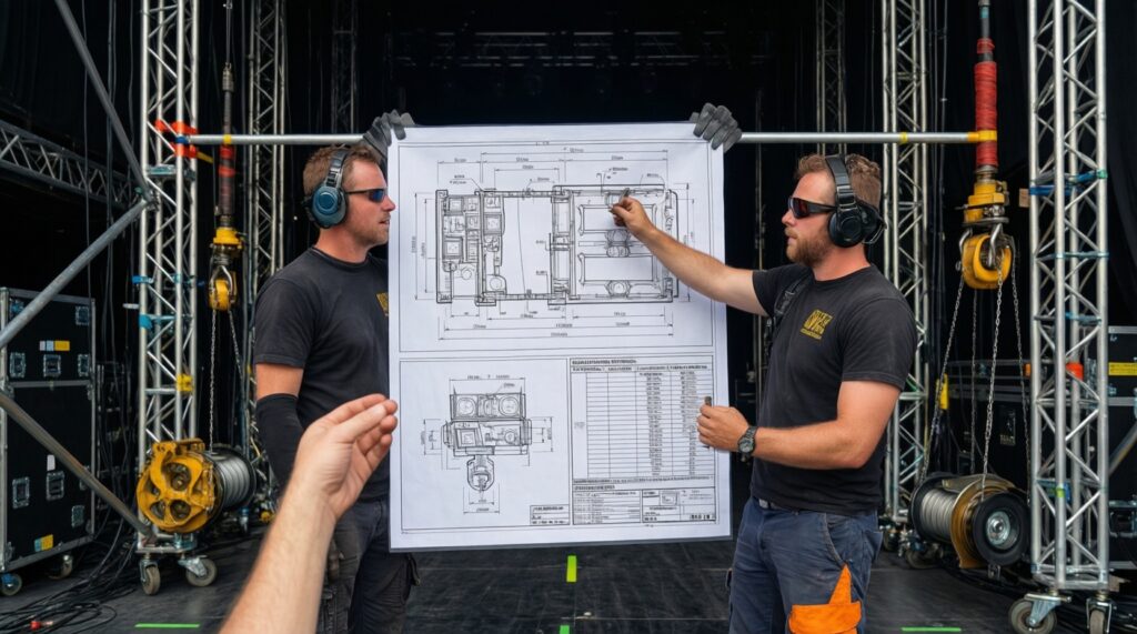 Закулисье арены: ледовая бригада, свет, звук и те, кто обеспечивает шоу - иллюстрация