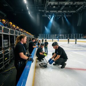 Закулисье арены: как ледовая бригада, свет и звук обеспечивают шоу