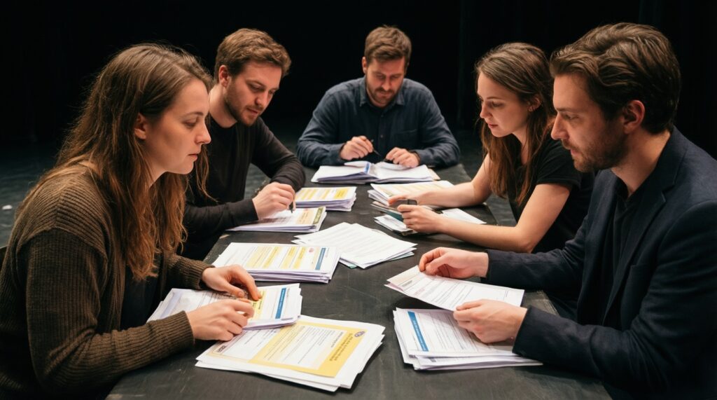 Как создаются перформансы: от идеи до трибун - процесс и команда - иллюстрация