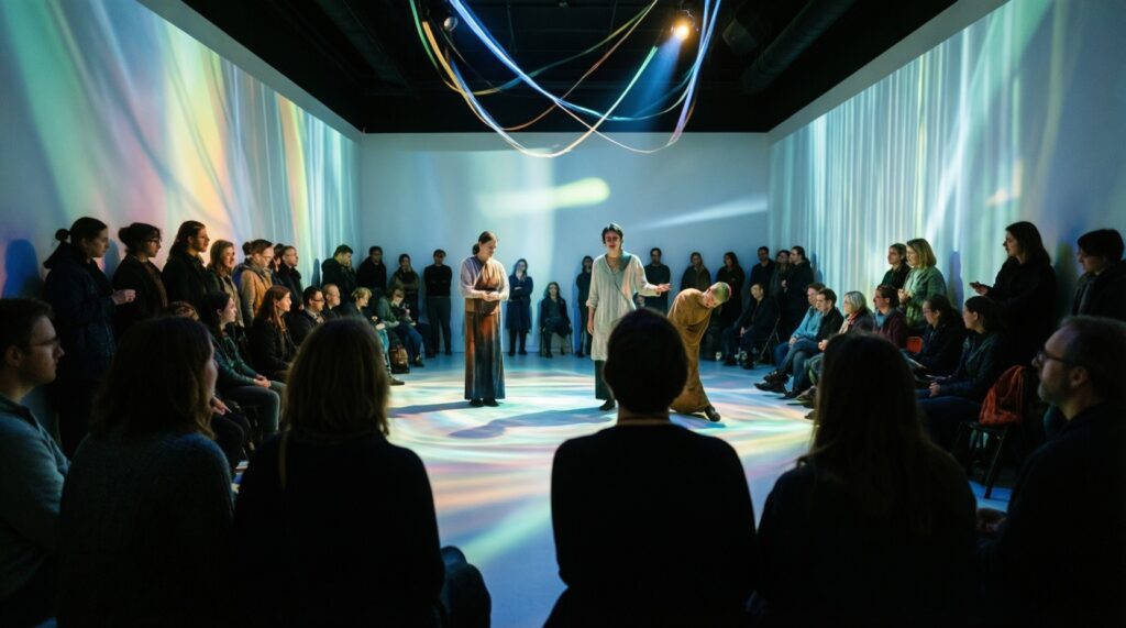 Как создаются перформансы: от идеи до трибун - процесс и команда - иллюстрация